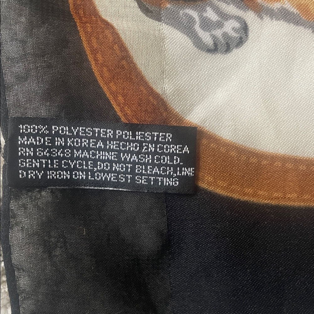 Dog Print Scarf - Picture 2 of 3